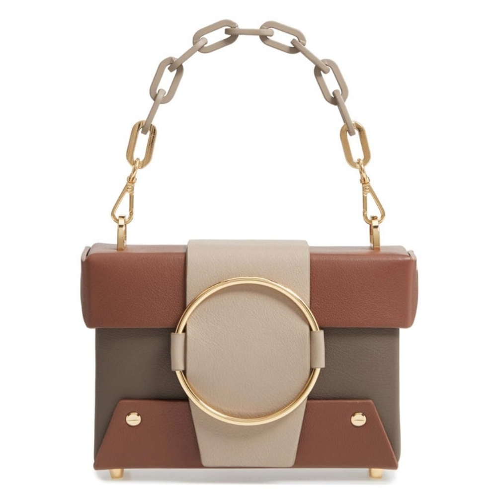 Yuzefi Asher Small Color-Block Textured-Leather - image 1